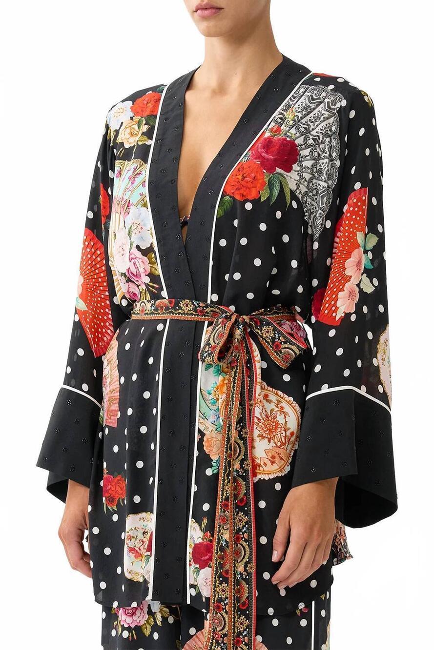 NEW CAMILLA short kimono wrap jacket in daughters of duende - Picture 5 of 6